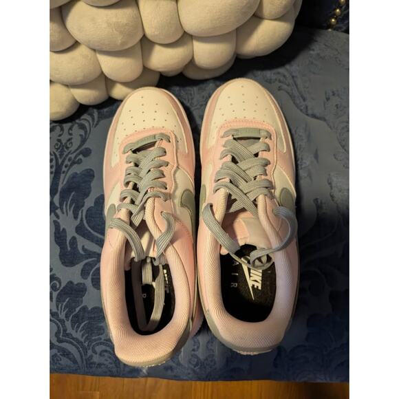 Nike Air Force 1 Pink/White Custom Sneakers Size 7.5/EU 38.5 - Picture 8 of 9